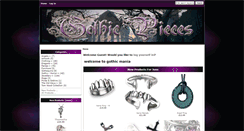 Desktop Screenshot of gothicpieces.co.uk