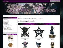 Tablet Screenshot of gothicpieces.co.uk